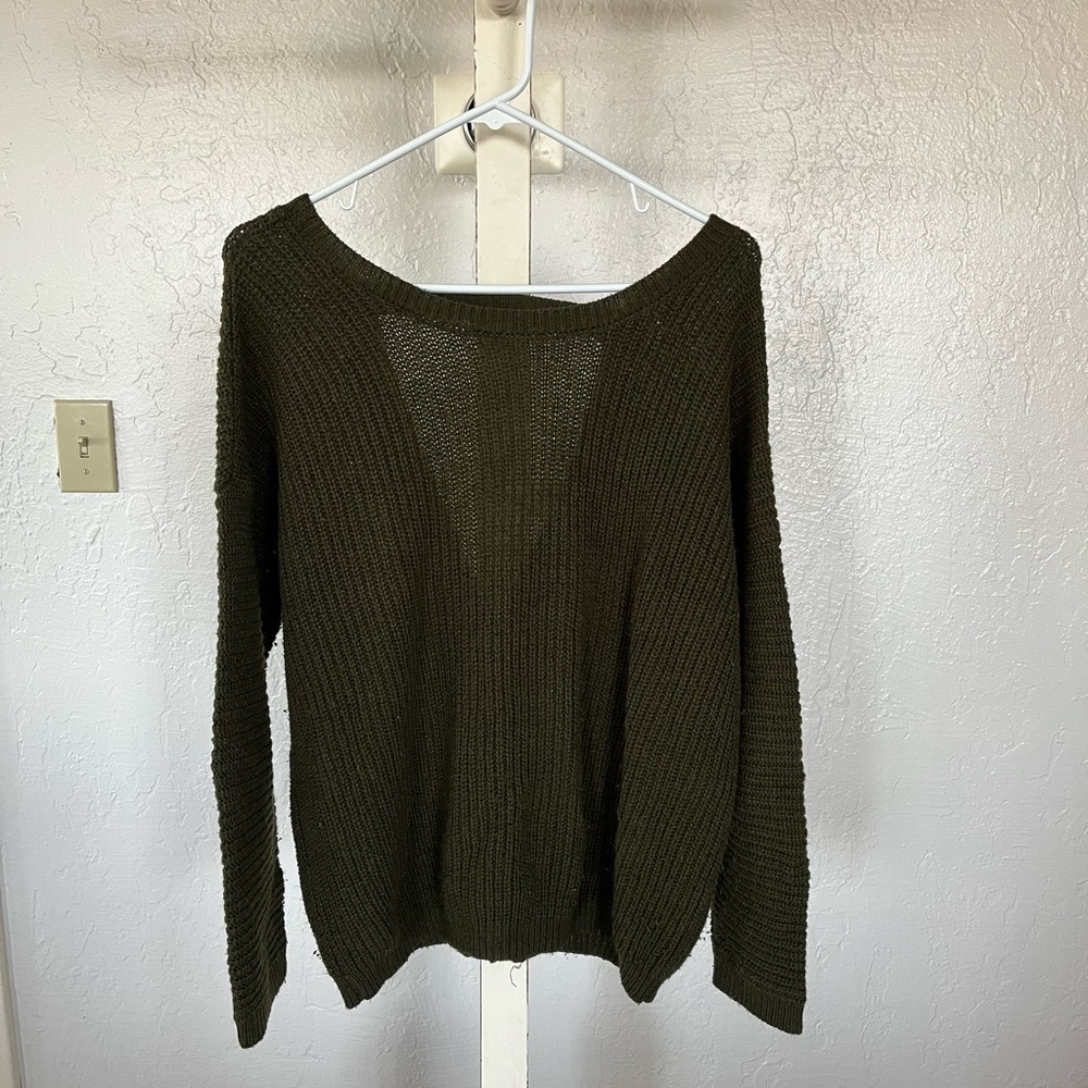 Open back forever 21 sweater